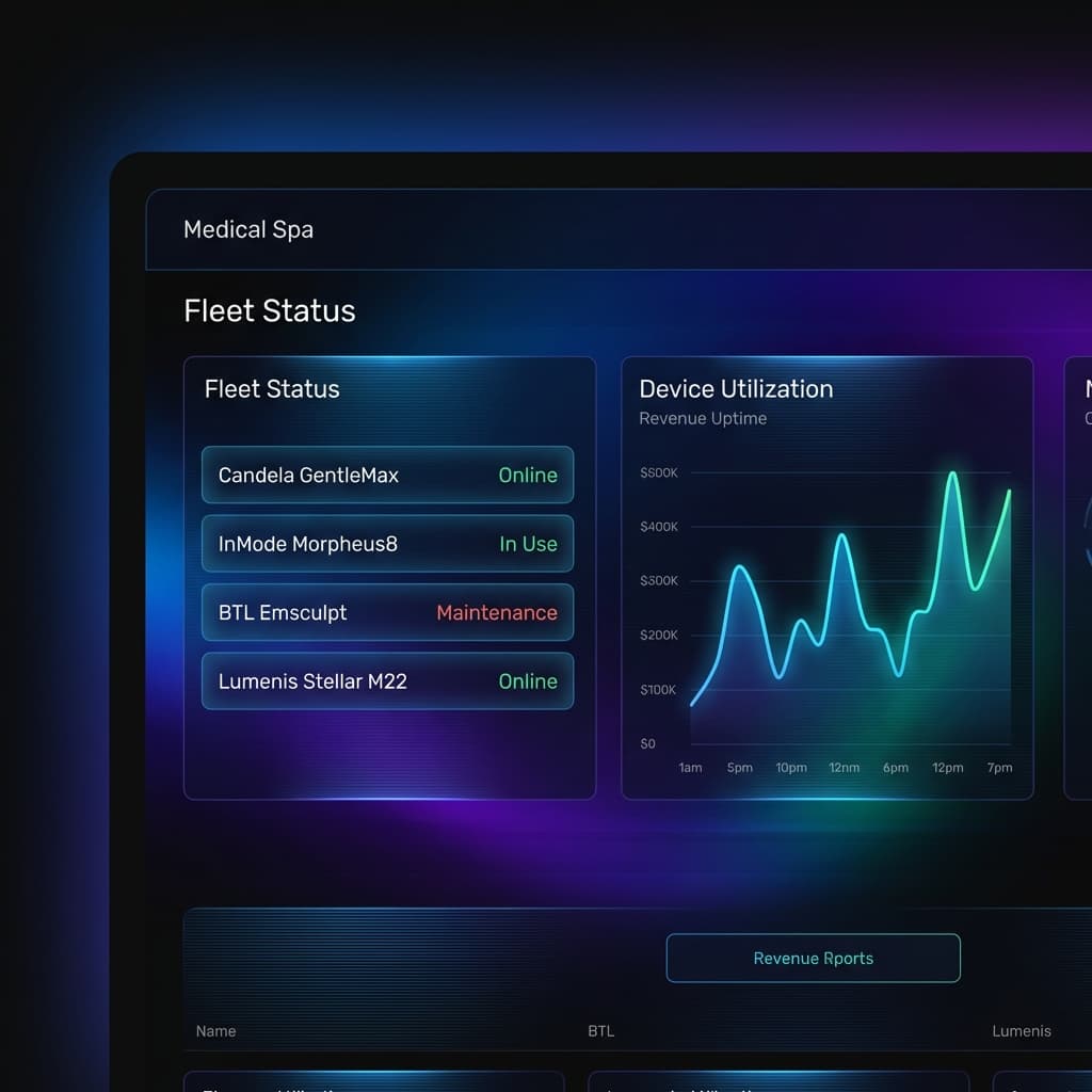 AestheticTrack Web Dashboard